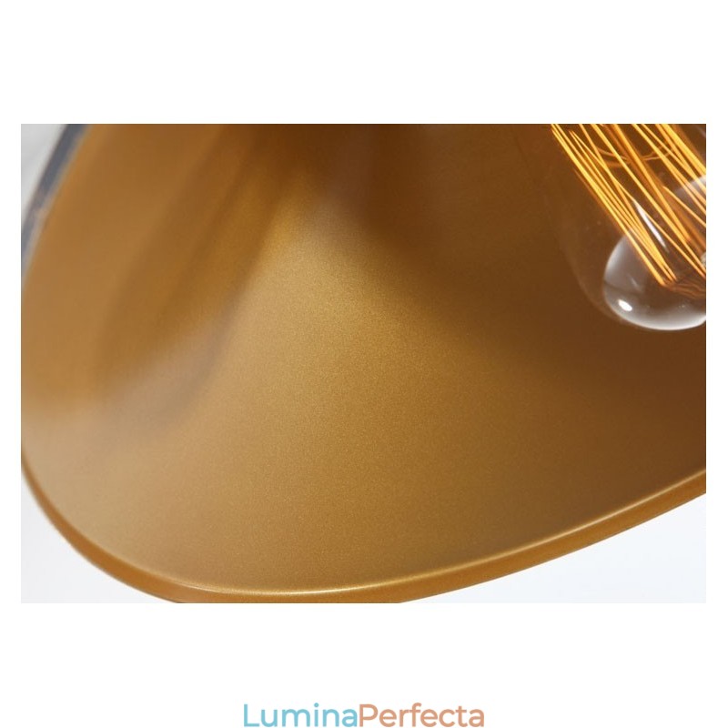 Lampă suspendată din metal retro vintage cu 1 lumină