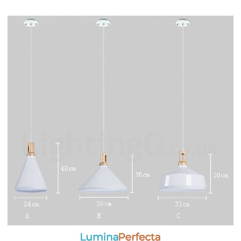 Lampă suspendată modernă contemporană cu 1 lumină