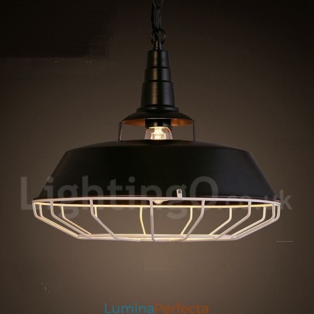 Lampă suspendată retro vintage metal cu 1 lumină Lampă suspendată retro vintage metal cu 1 lumină