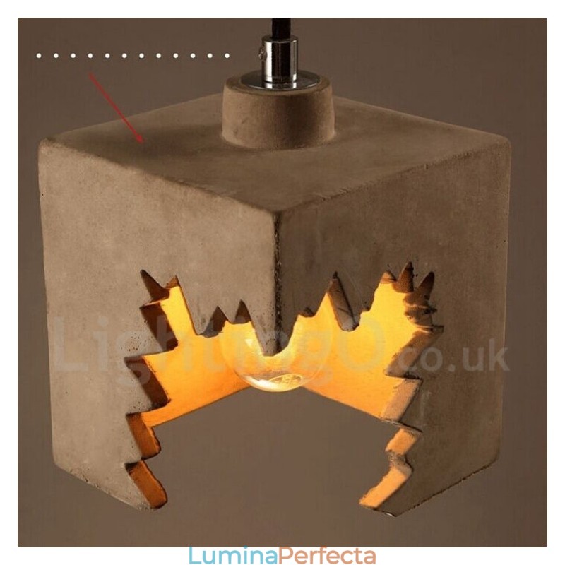 Lampă suspendată modernă contemporană din beton