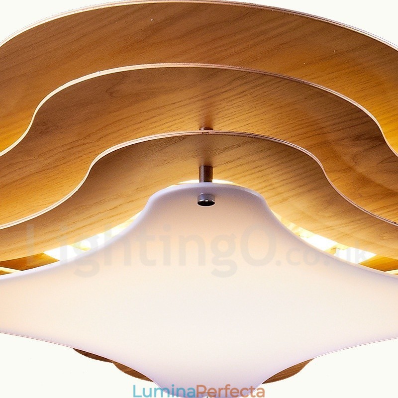 Lumină cu montare încastrabilă din lemn