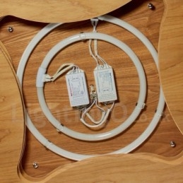 Lumină cu montare încastrabilă din lemn