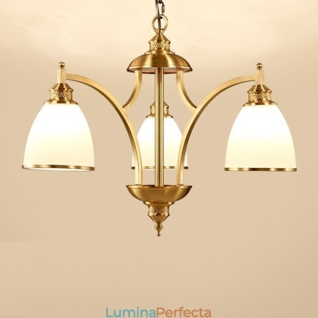 Candelabru din cupru metal integrat cu 3 lumini rustic Lodge Candelabru din cupru metal integrat cu 3 lumini rustic Lodge