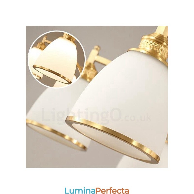 5 Lumini Rustic Lodge Candelabru Metal Cupru Integrat