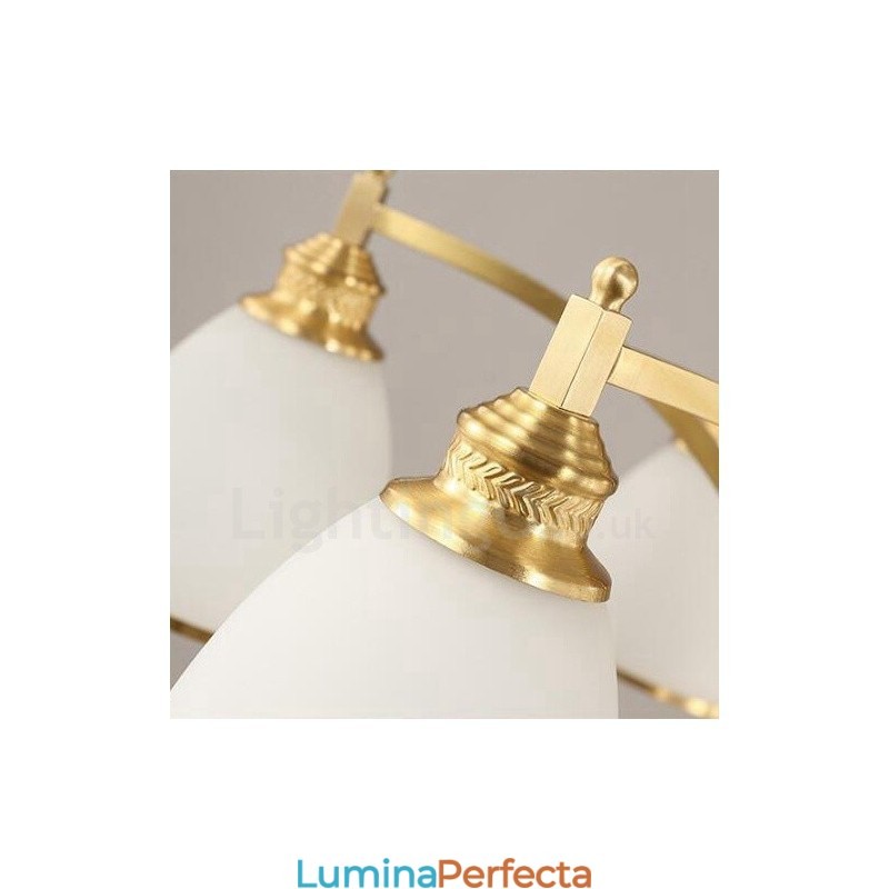 5 Lumini Rustic Lodge Candelabru Metal Cupru Integrat