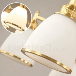 8 Lumini Rustic Lodge Candelabru Metal Cupru Integrat