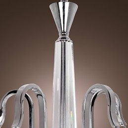 Candelabru din cristal galvanizat modern contemporan