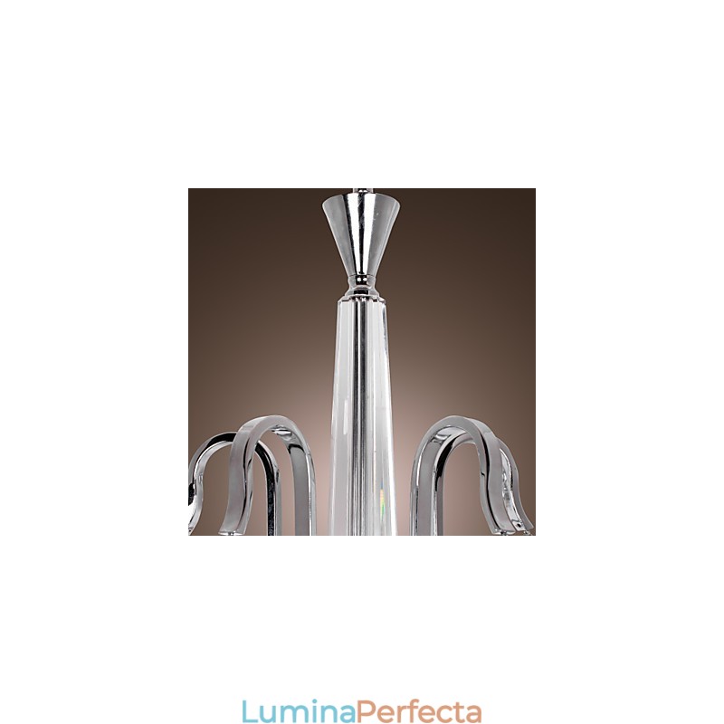 Candelabru din cristal galvanizat modern contemporan