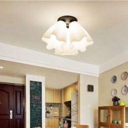 Candelabru Integrat Rustic Lodge cu 3 Lumini