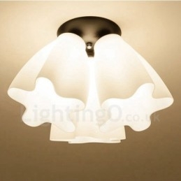 Candelabru Integrat Rustic Lodge cu 3 Lumini