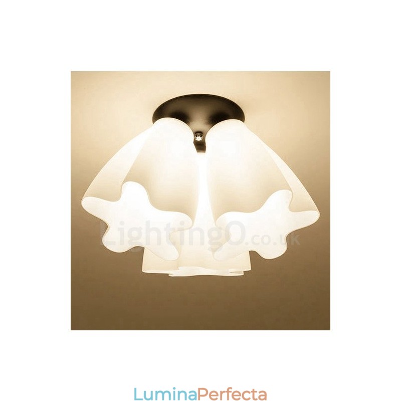 Candelabru Integrat Rustic Lodge cu 3 Lumini