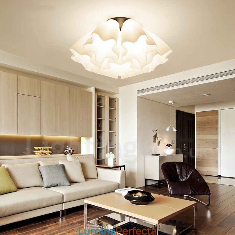 Candelabru integrat 7 Lumini Rustic Lodge