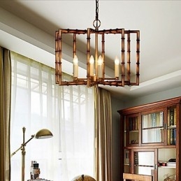 American Country Simplu Antic Cupru Fier Candelabru Candelabru Creativ