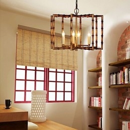 American Country Simplu Antic Cupru Fier Candelabru Candelabru Creativ