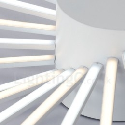 Candelabru metalic integrat modern contemporan cu 28 de lumini