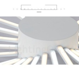 Candelabru metalic integrat modern contemporan cu 28 de lumini