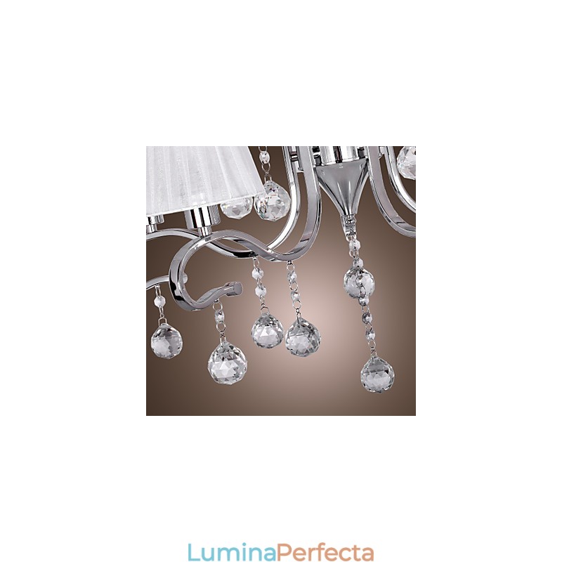 Candelabru din cristal galvanizat modern contemporan