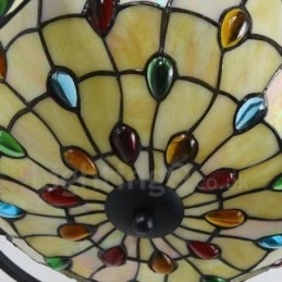 Candelabru integrat în stil mediteranean cu 9 lumină