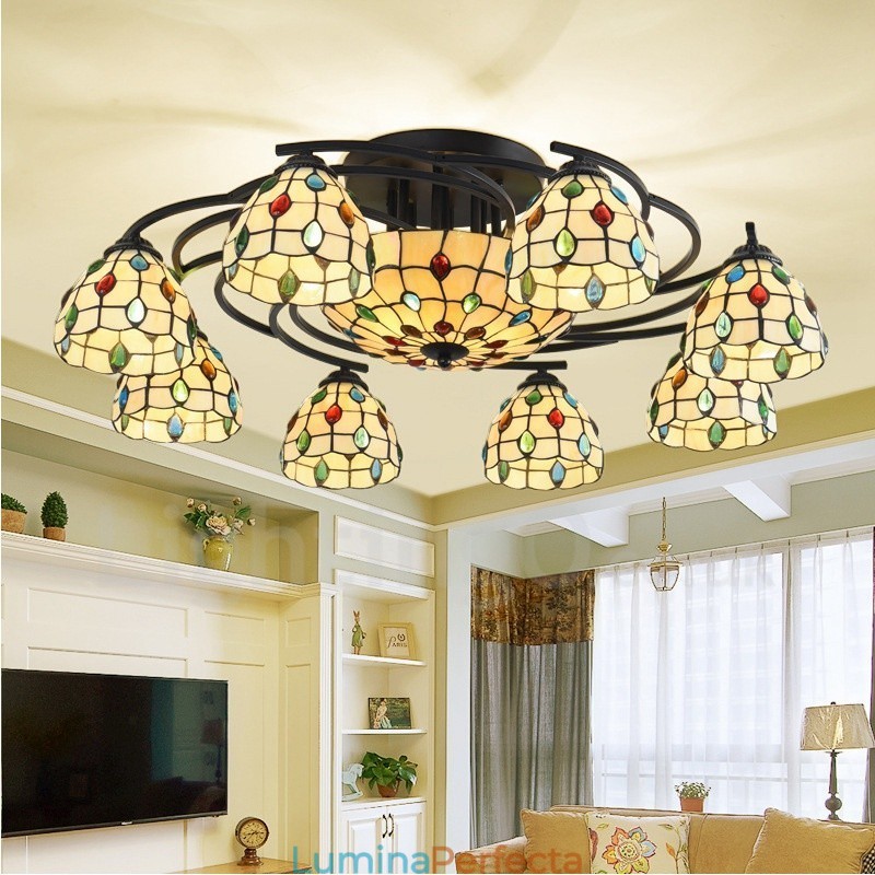 11 Candelabru integrat în stil mediteranean