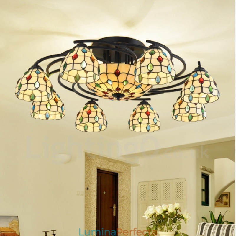 11 Candelabru integrat în stil mediteranean