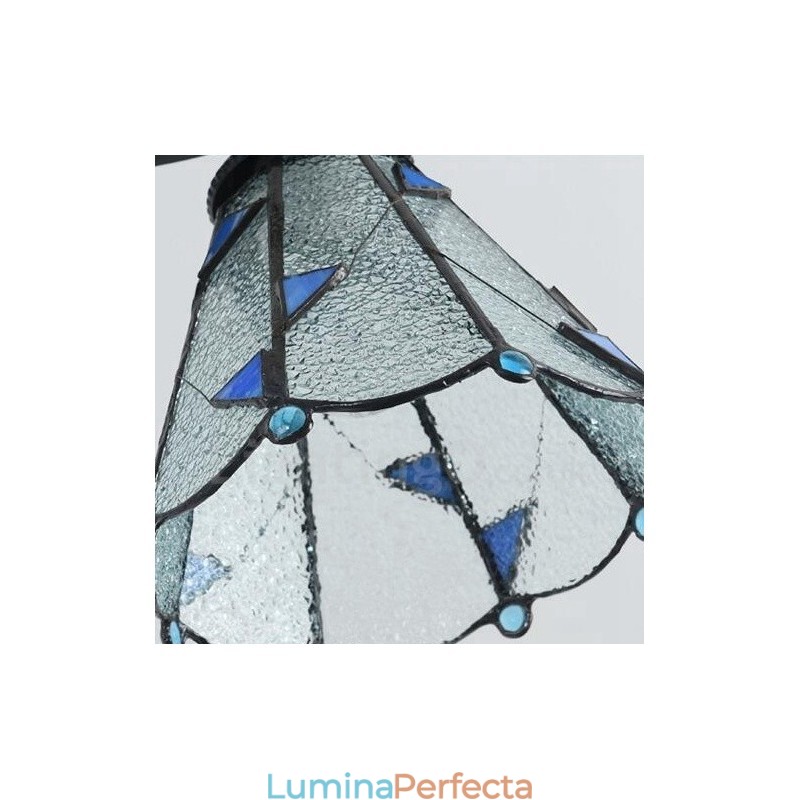 Candelabru metalic integrat pentru baie cu 4 lumini stil mediteranean