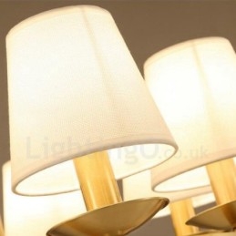 6 Lumini Rustic Lodge Candelabru Metal Cupru Integrat