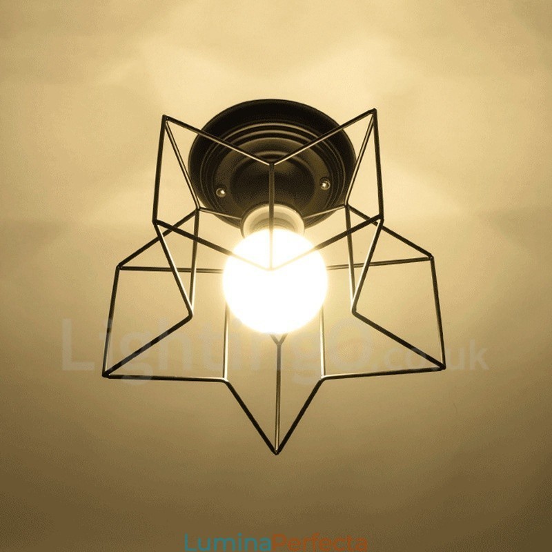 Candelabru integrat Rustic Lodge cu o singură lumină