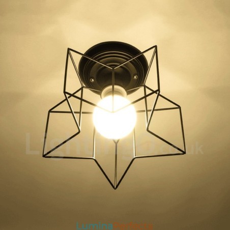 Candelabru integrat Rustic Lodge cu o singură lumină Candelabru integrat Rustic Lodge cu o singură lumină