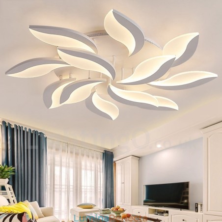 Candelabru integrat modern, contemporan, cu 12 lumini, de 108 W Candelabru integrat modern, contemporan, cu 12 lumini, de 108 W