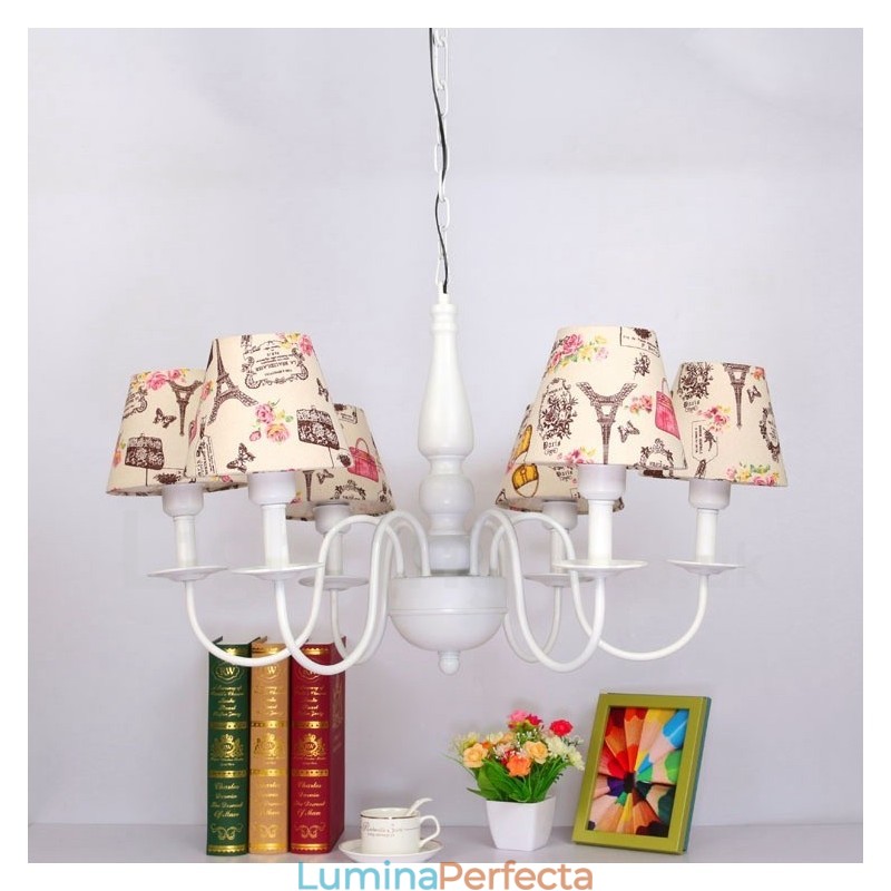 Candelabru tradițional clasic integrat din metal