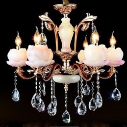 Pandantiv din cristal de jad din aliaj de zinc de lux în stil european