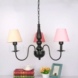 Candelabru din metal tradițional clasic integrat cu 3 lumini