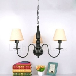 Candelabru din metal tradițional clasic integrat cu 3 lumini