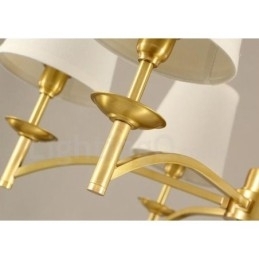 Candelabru metalic integrat Rustic Lodge cu 8 lumini