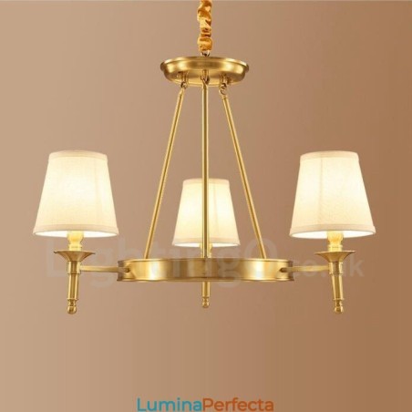 Candelabru din cupru metal integrat cu 3 lumini rustic Lodge Candelabru din cupru metal integrat cu 3 lumini rustic Lodge