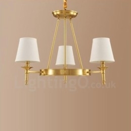 Candelabru din cupru metal integrat cu 3 lumini rustic Lodge