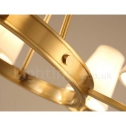 Candelabru din cupru metal integrat cu 3 lumini rustic Lodge