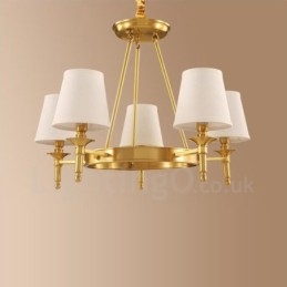 Candelabru metalic integrat Rustic Lodge cu 5 lumini