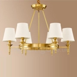 Candelabru metalic integrat Rustic Lodge cu 6 lumini