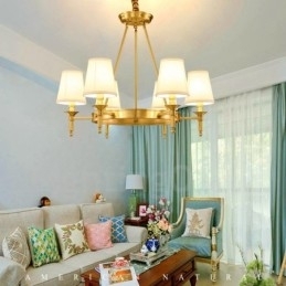 Candelabru metalic integrat Rustic Lodge cu 6 lumini