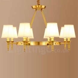 Candelabru metalic integrat Rustic Lodge cu 8 lumini