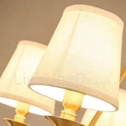 Candelabru metalic integrat Rustic Lodge cu 8 lumini