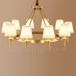 10 Lumini Rustic Lodge Candelabru Metal Integrat