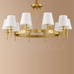 10 Lumini Rustic Lodge Candelabru Metal Integrat
