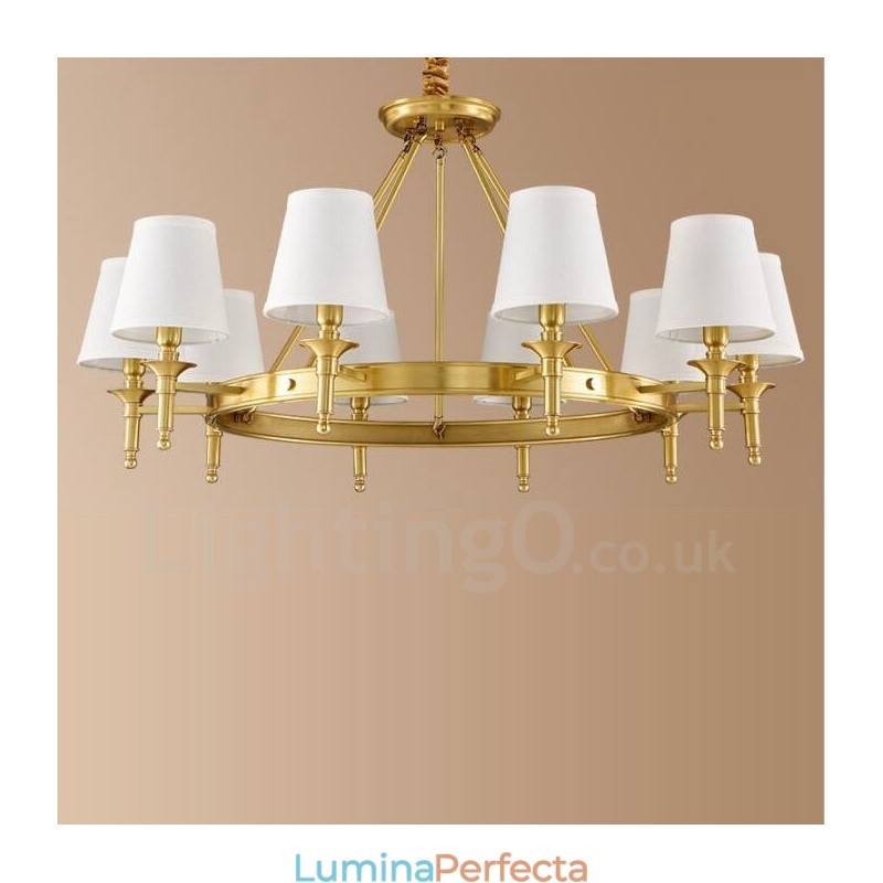 10 Lumini Rustic Lodge Candelabru Metal Integrat