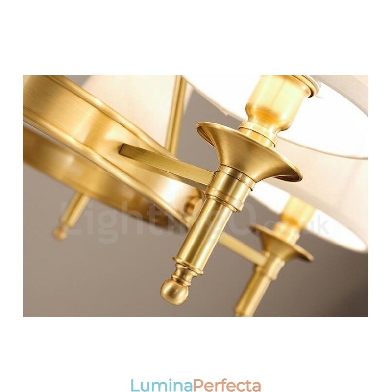 10 Lumini Rustic Lodge Candelabru Metal Integrat