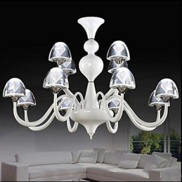 Pandantiv ciupercă de cristal modern, minimalist, creativ, 8+4