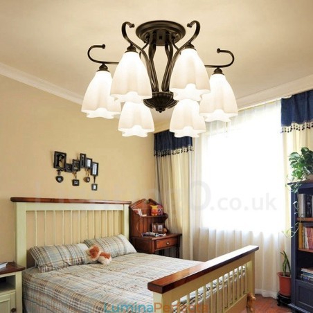 Candelabru integrat 6 Lumini Rustic Lodge Candelabru integrat 6 Lumini Rustic Lodge