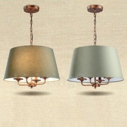 Candelabru metalic integrat Rustic Lodge cu 4 lumini