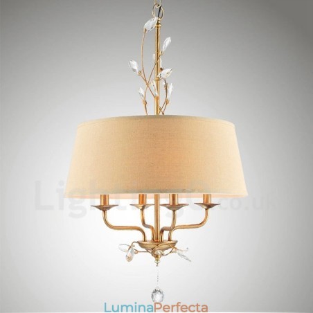 Candelabru metalic integrat Rustic Lodge cu 4 lumini Candelabru metalic integrat Rustic Lodge cu 4 lumini